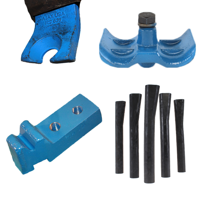 Railroad Spike Puller Broom Clamp RR Snow Plow Blades & Wear Parts