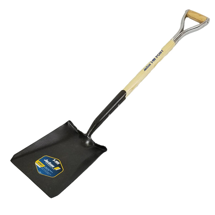 Square Point Shovel – 29" D-Handle, Size #2 with Turn Step