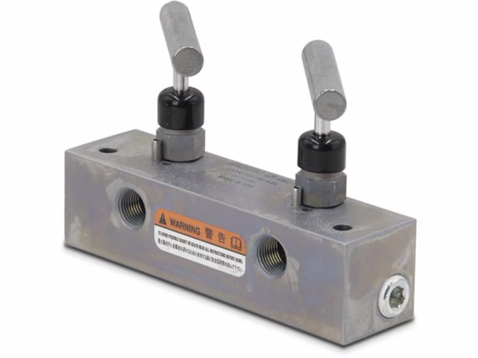 Hydraulic Manifold – Split Valve (2 Ports)