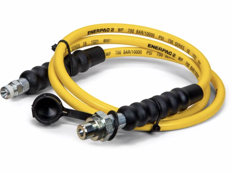 High-Pressure Hydraulic Hose w/ Coupler – 6' 0.25 ID 3/8" NPTF