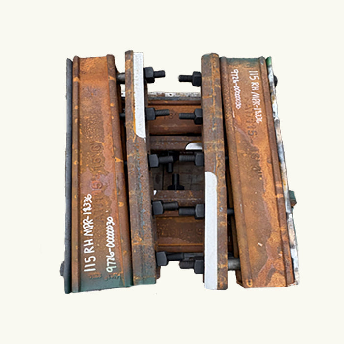 Heel Block - LH, 115RE Cast, 16'-6" OAL, 6-1/4" Heel Spread