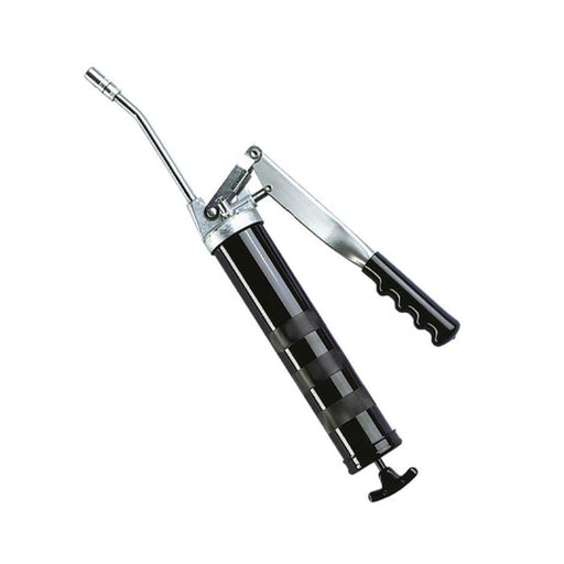 Heavy duty lever activated grease gun