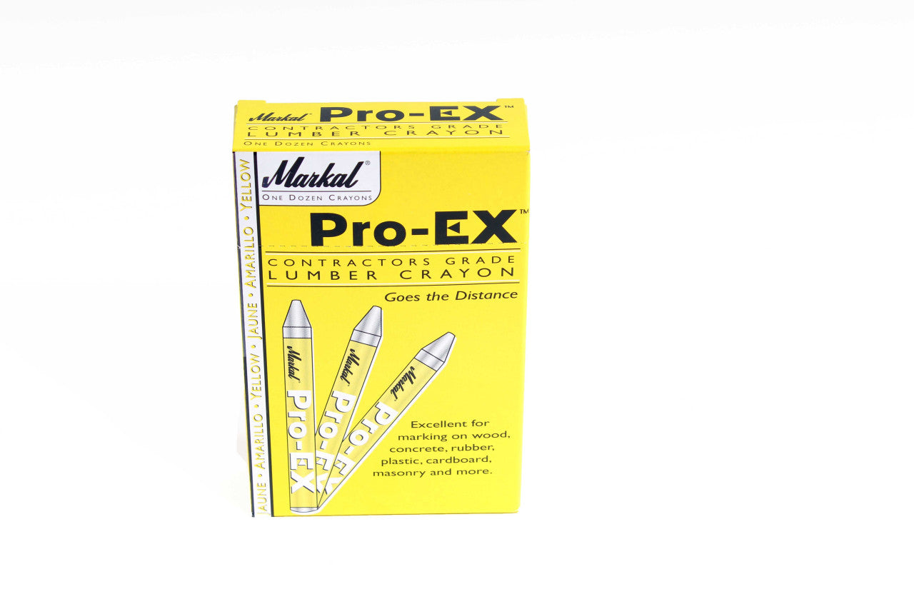 Markal Pro-Ex Lumber Crayons - White